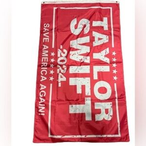 Taylor Swift Flag Banner 3 x 5 , Pink /White